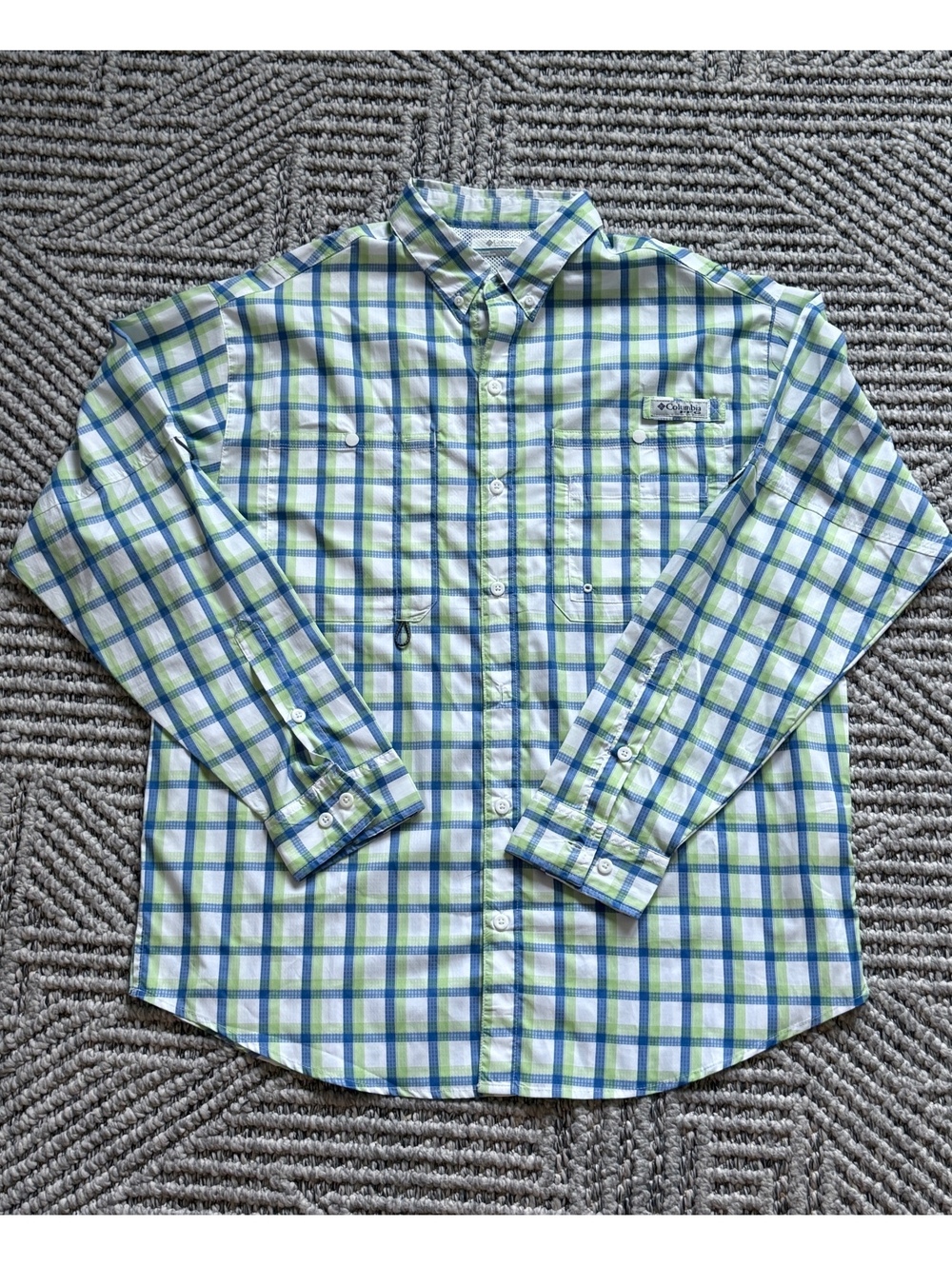Columbia Super Bonefish Long-Sleeve Button-Up Shirt for Men size L